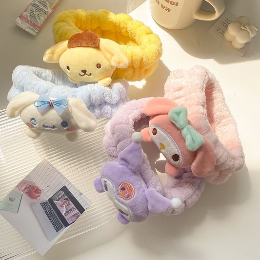 Cartoon Face-Wash Headbands