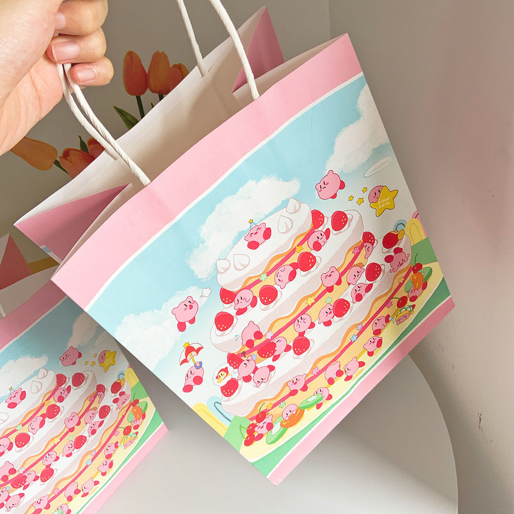 Kirby Cake Gift Bag