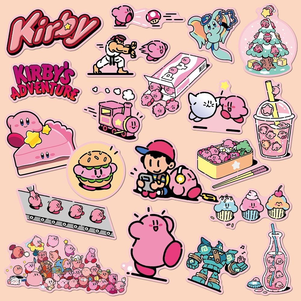 Kirby Large Sticker Pack