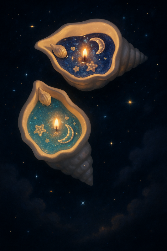 Conch Shell Scented Candle β Ocean Aroma Home Decor πβ¨