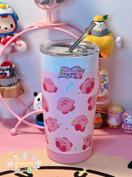Pink Stainless Steel Travel Tumbler