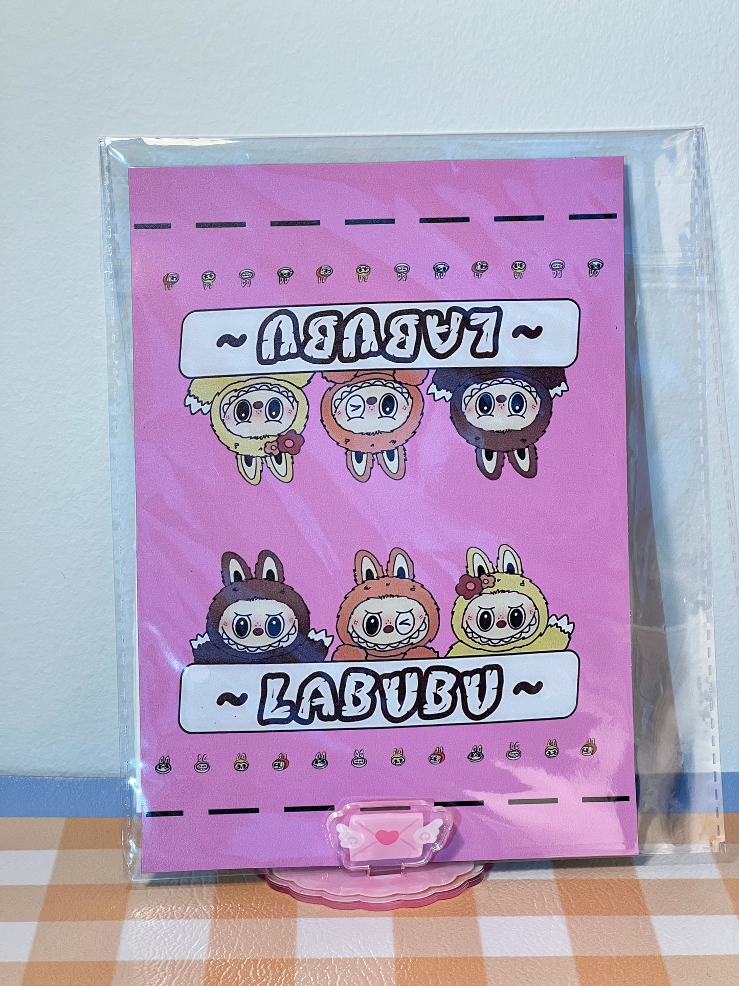 Labubu Waterproof Car Tags/ Car Washing Labels (8 Styles)