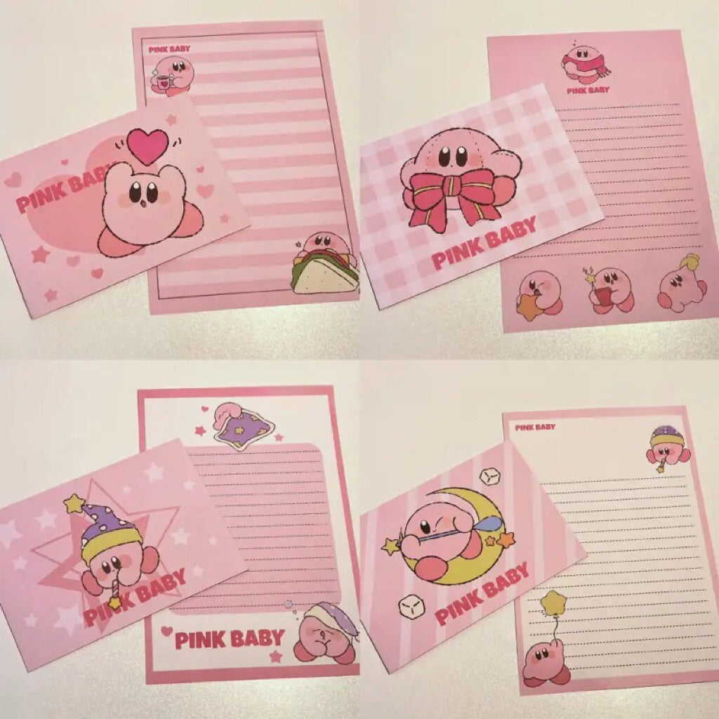 Cute Character Letter Set with Envelope