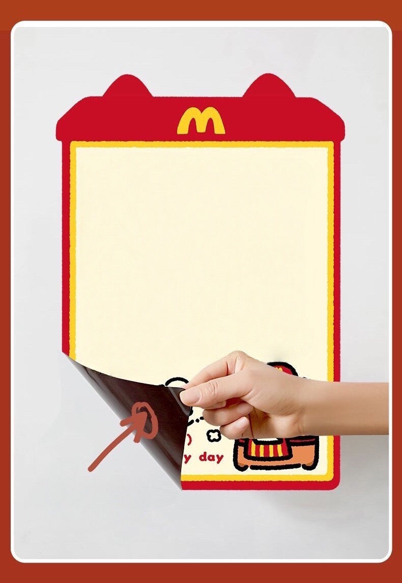 McStyle Capybara Magnetic Whiteboard Fridge Memo Board
