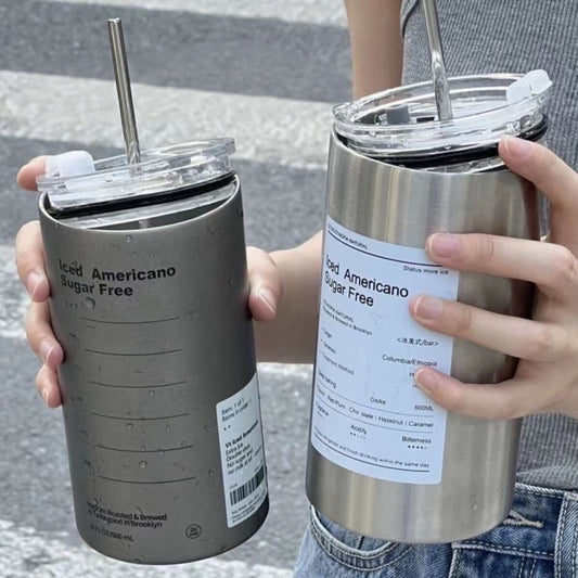 Iced Americano Stainless Steel Insulated Travel Cup