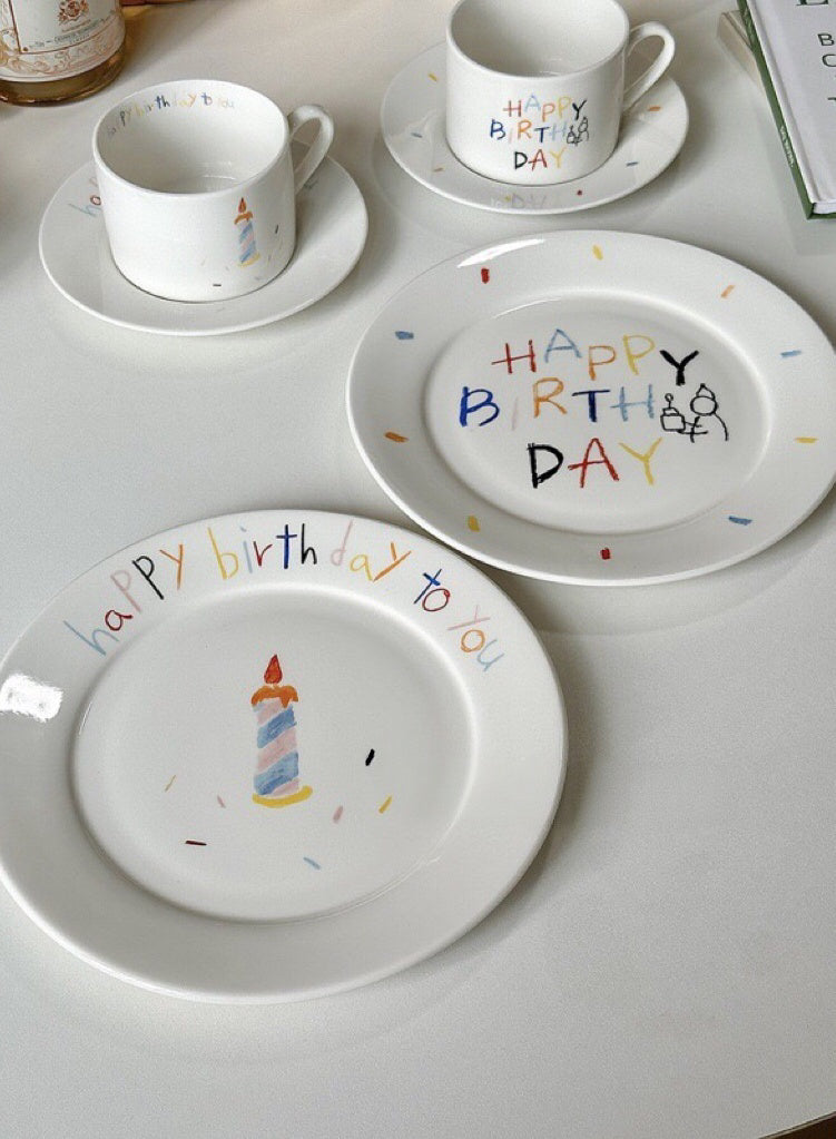 Birthday Celebration Ceramic Plate