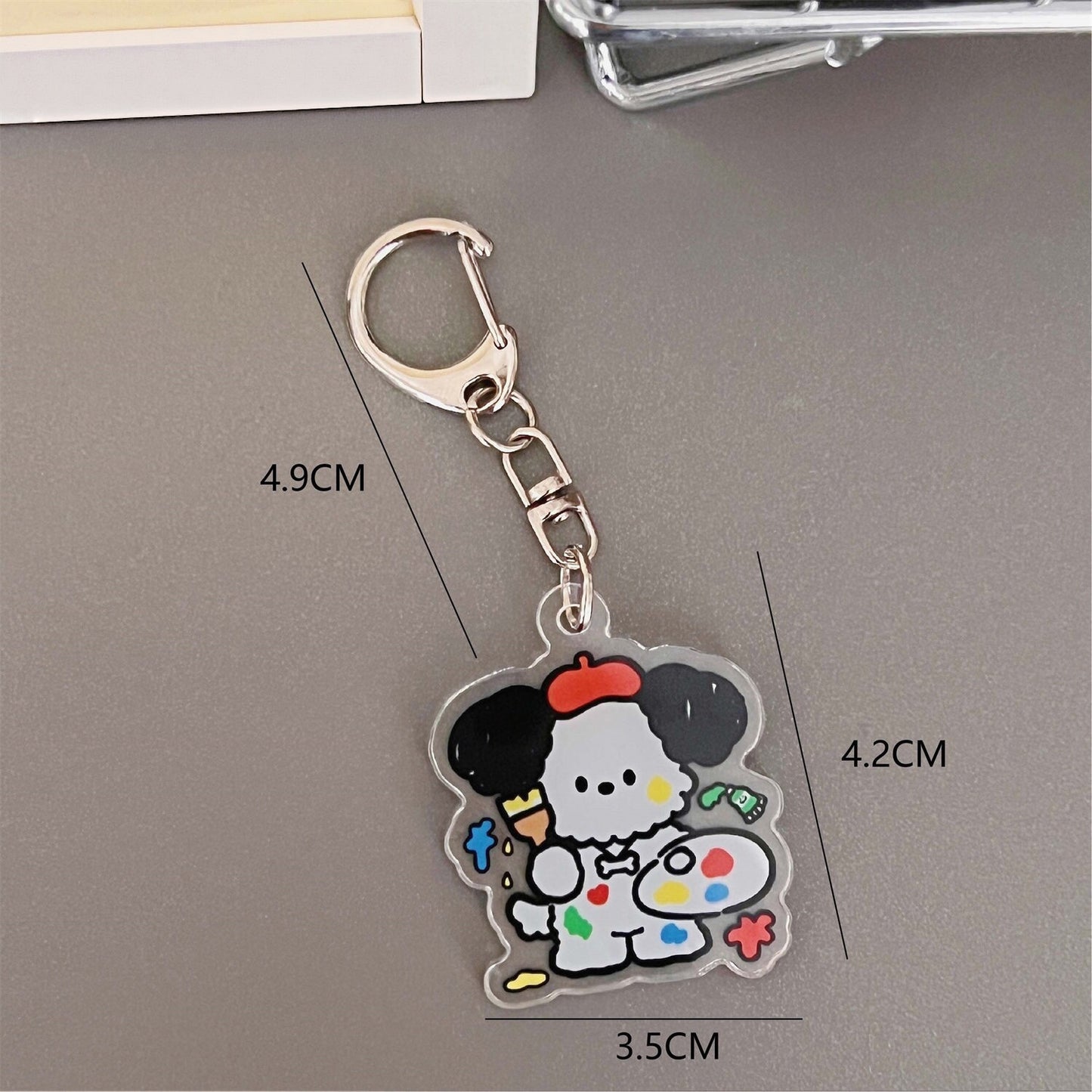 Artist Puppy Acrylic Stationery — Transparent Pen Holder / PP Folder / Keychain