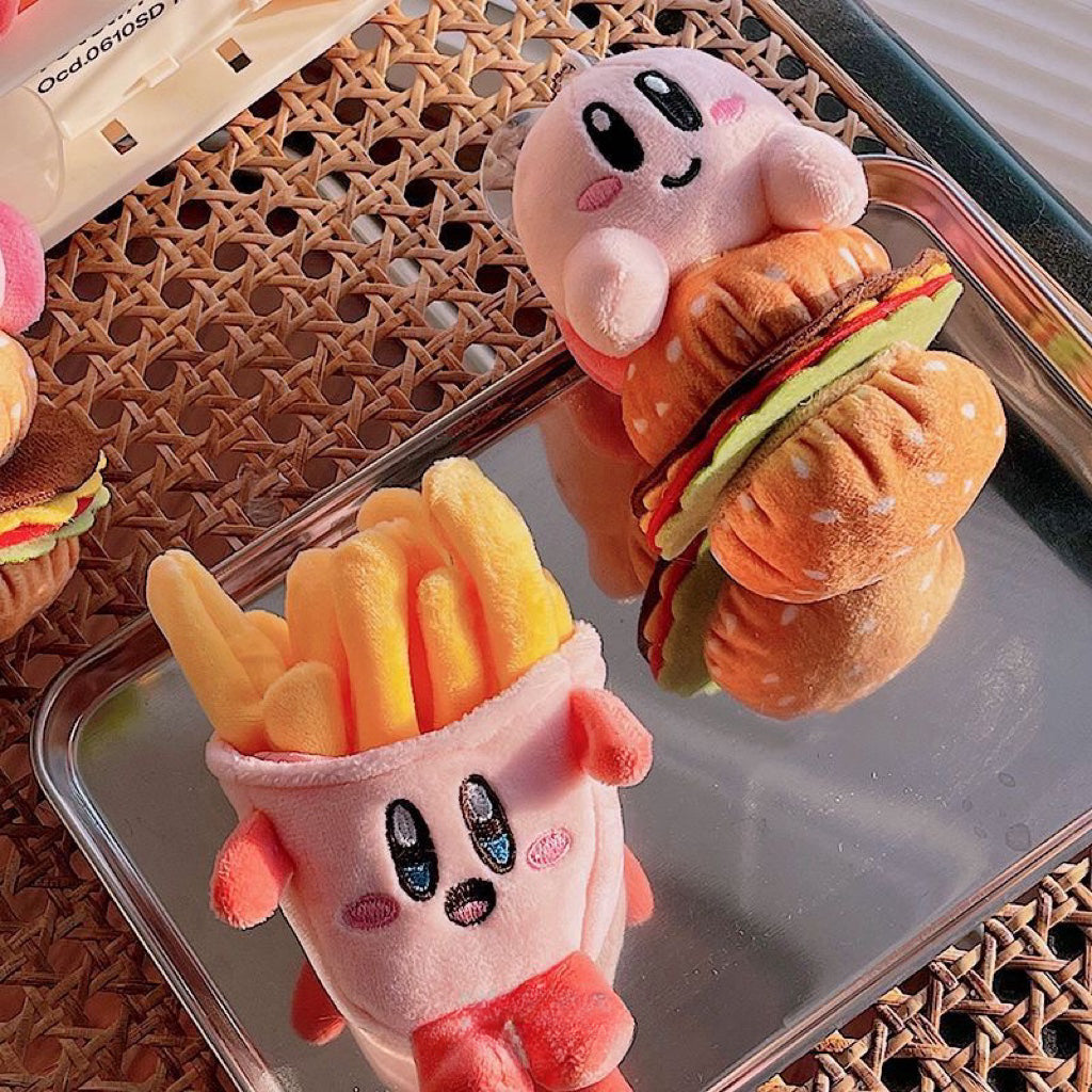 French Fries Plush Keychain