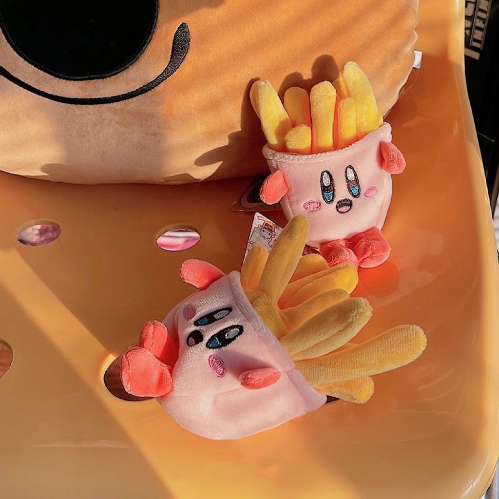 French Fries Plush Keychain