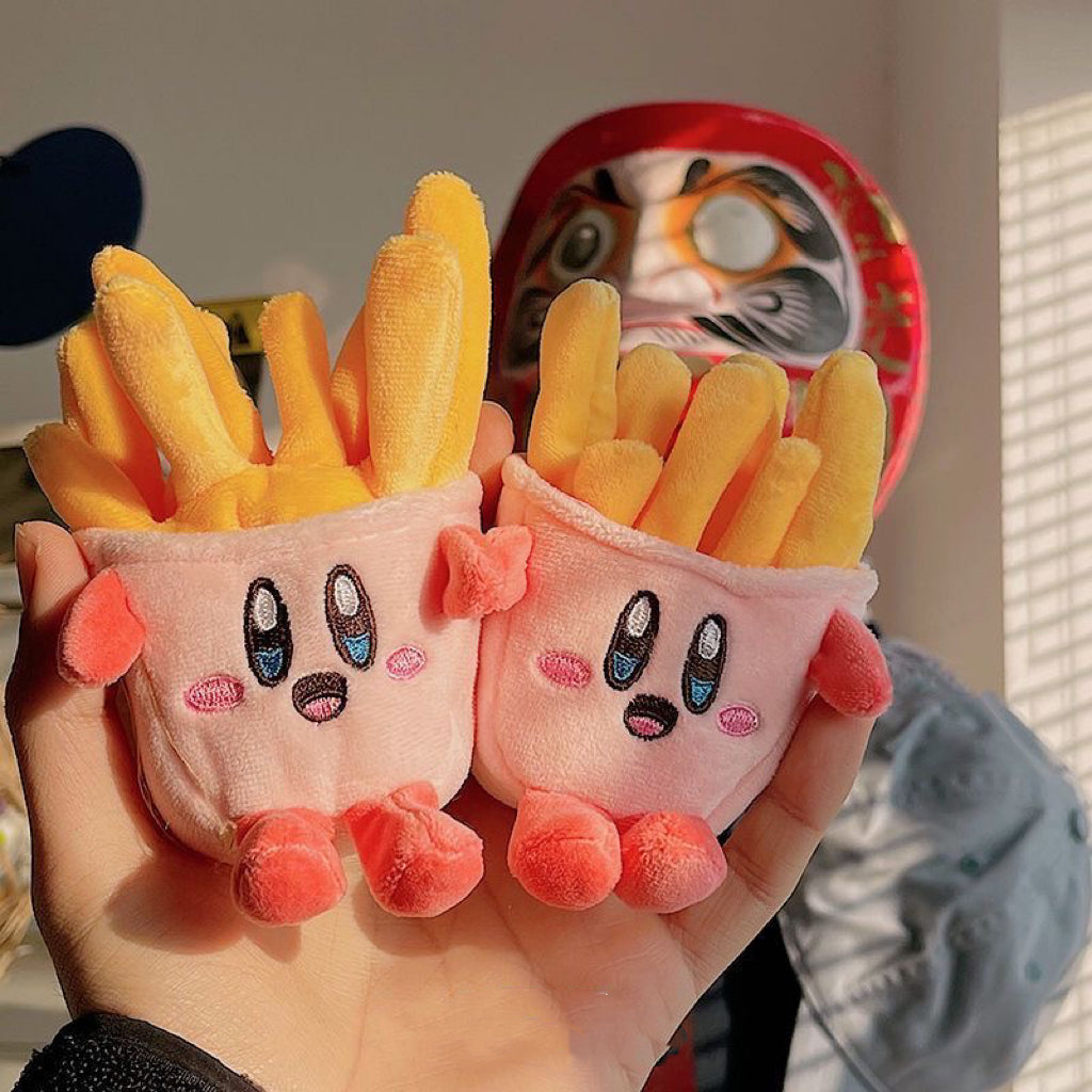 French Fries Plush Keychain