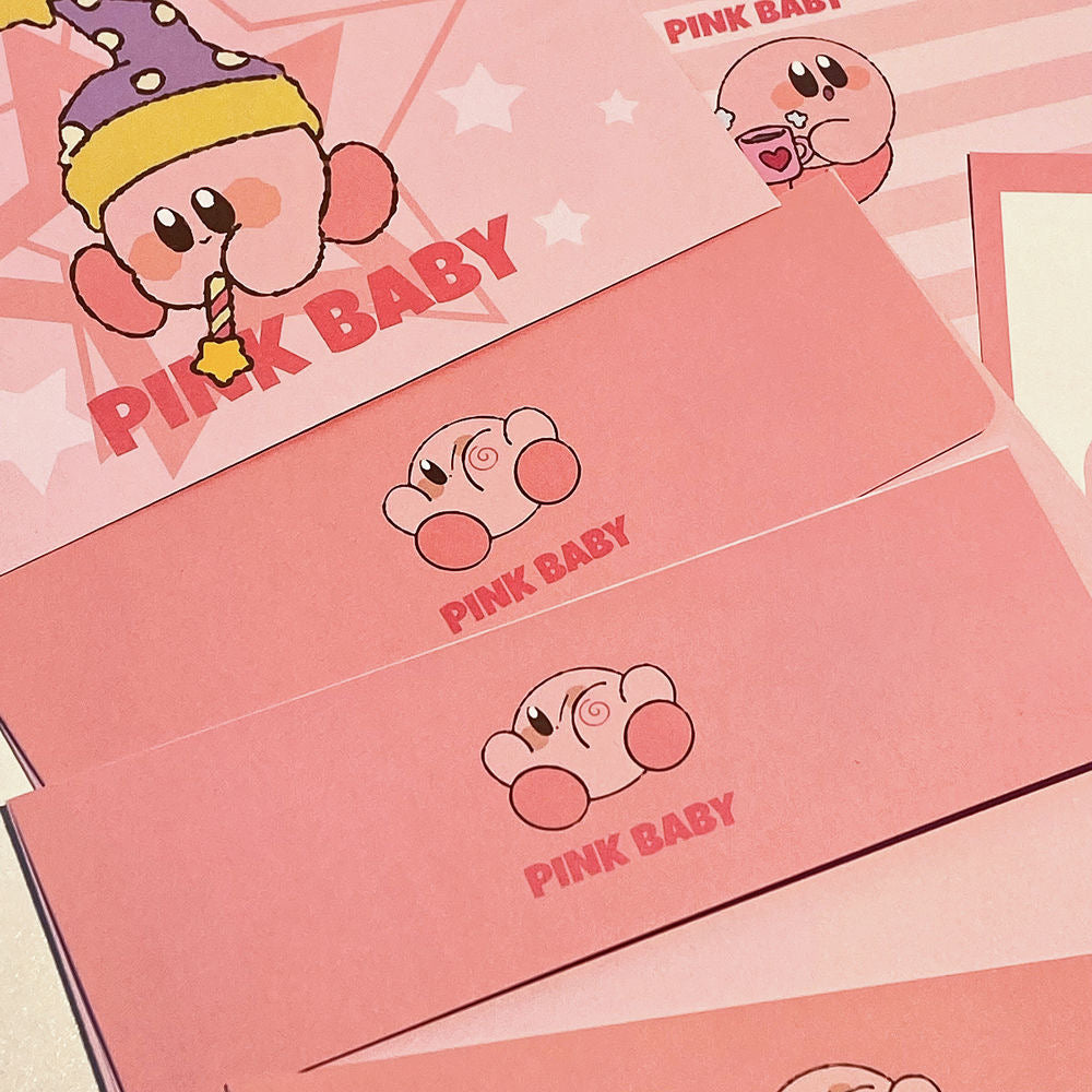 Cute Character Letter Set with Envelope