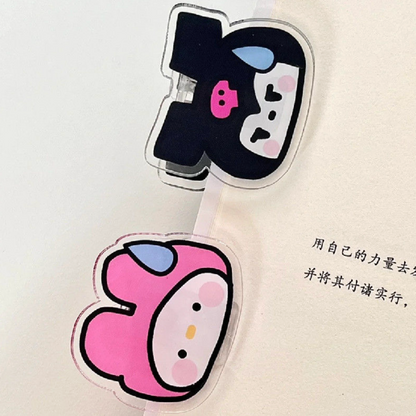 Speechless Acrylic Clip Set (2 pcs)