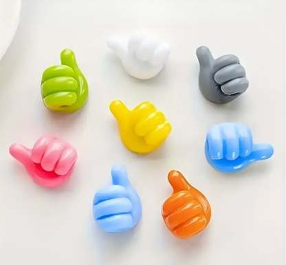 Colorful Thumbs Up Wall Hooks