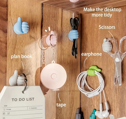 Colorful Thumbs Up Wall Hooks