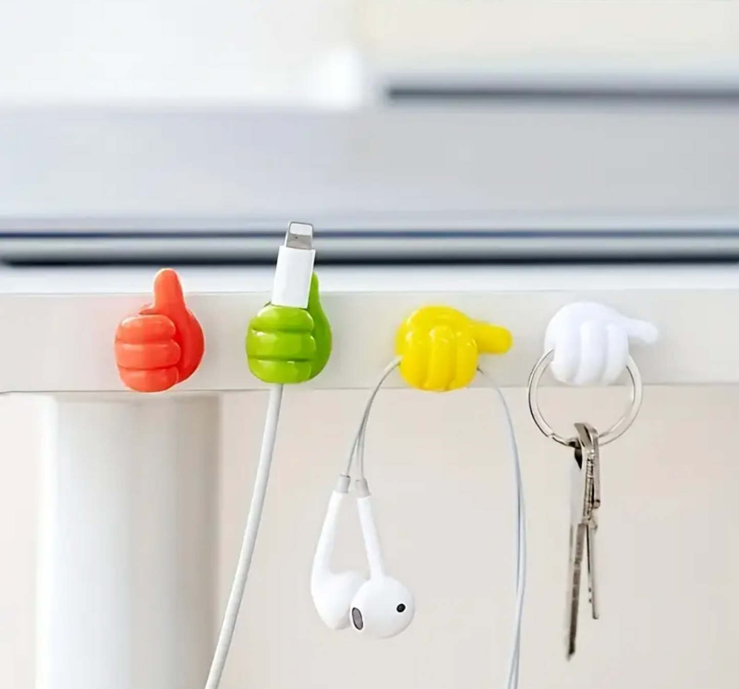 Colorful Thumbs Up Wall Hooks