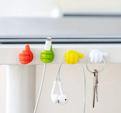 Colorful Thumbs Up Wall Hooks
