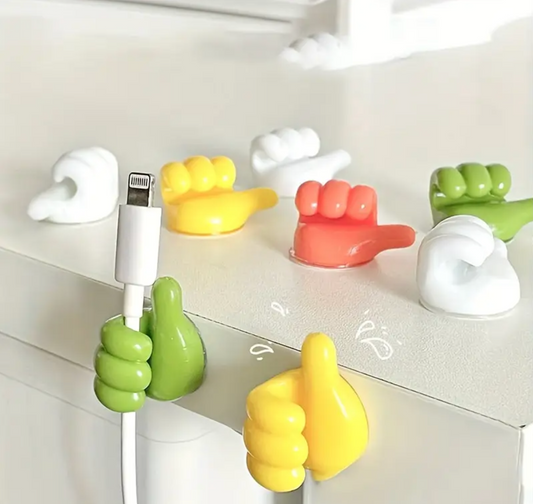 Colorful Thumbs Up Wall Hooks