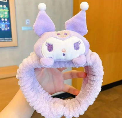 Cartoon Face-Wash Headbands