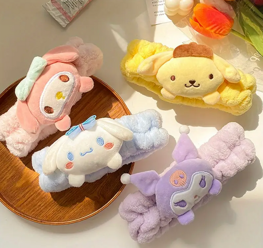Cartoon Face-Wash Headbands