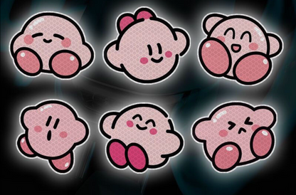 Kirby Reflective Car Stickers
