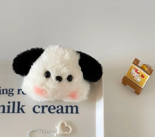 Blush Puppy Plush Keychain