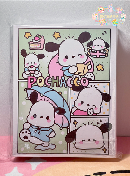 Cartoon A5 Hard Shell Binder Card Album — Includes 5 Free Inner Sheets