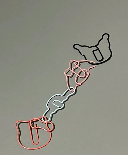 Cute Paper Clip Set — One Set with Four Designs