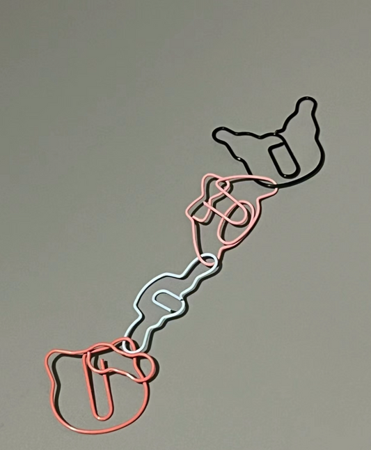 Cute Paper Clip Set — One Set with Four Designs