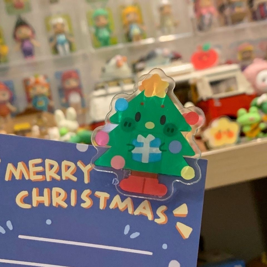 Christmas Tree Acrylic Clip