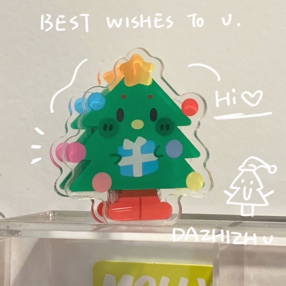 Christmas Tree Acrylic Clip