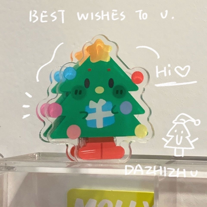 Christmas Tree Acrylic Clip