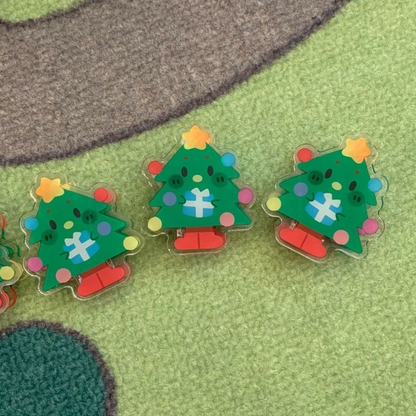 Christmas Tree Acrylic Clip
