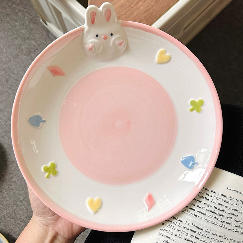 Bobo Bunny Ceramic Bowl & Plate Set