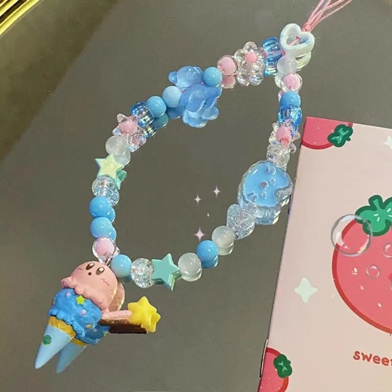 Kirby Beaded Phone Strap