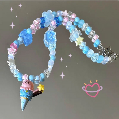 Kirby Beaded Phone Strap