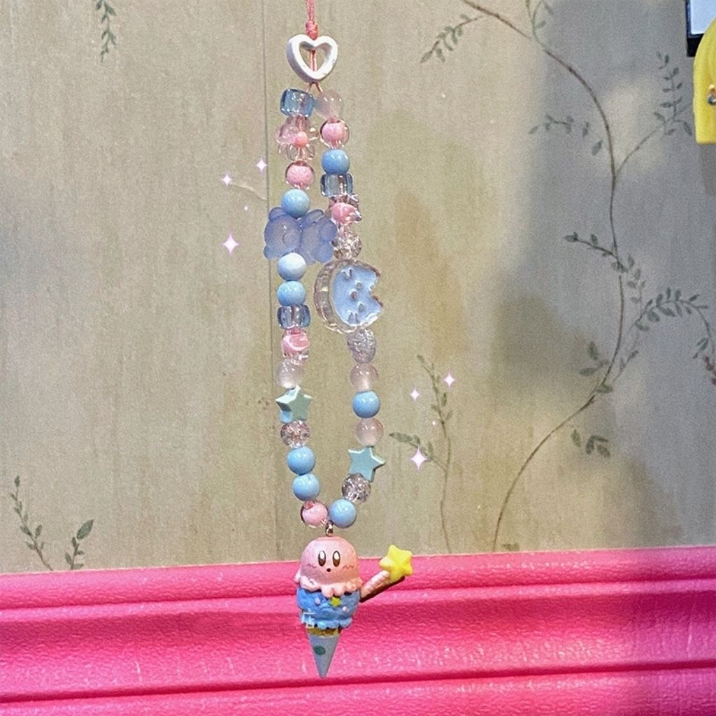 Kirby Beaded Phone Strap