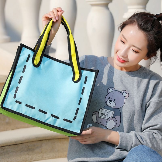 Anime-Style Comic Shoulder Bag
