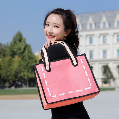 Anime-Style Comic Shoulder Bag