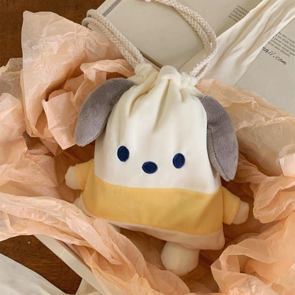 Puppy Plush Storage Pouch