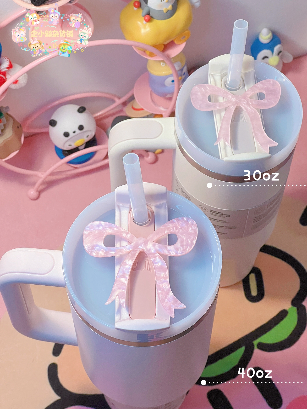 Stanley Cup Bow Clip Ornament 🎀 -– North America First Release🇺🇸 🇨🇦