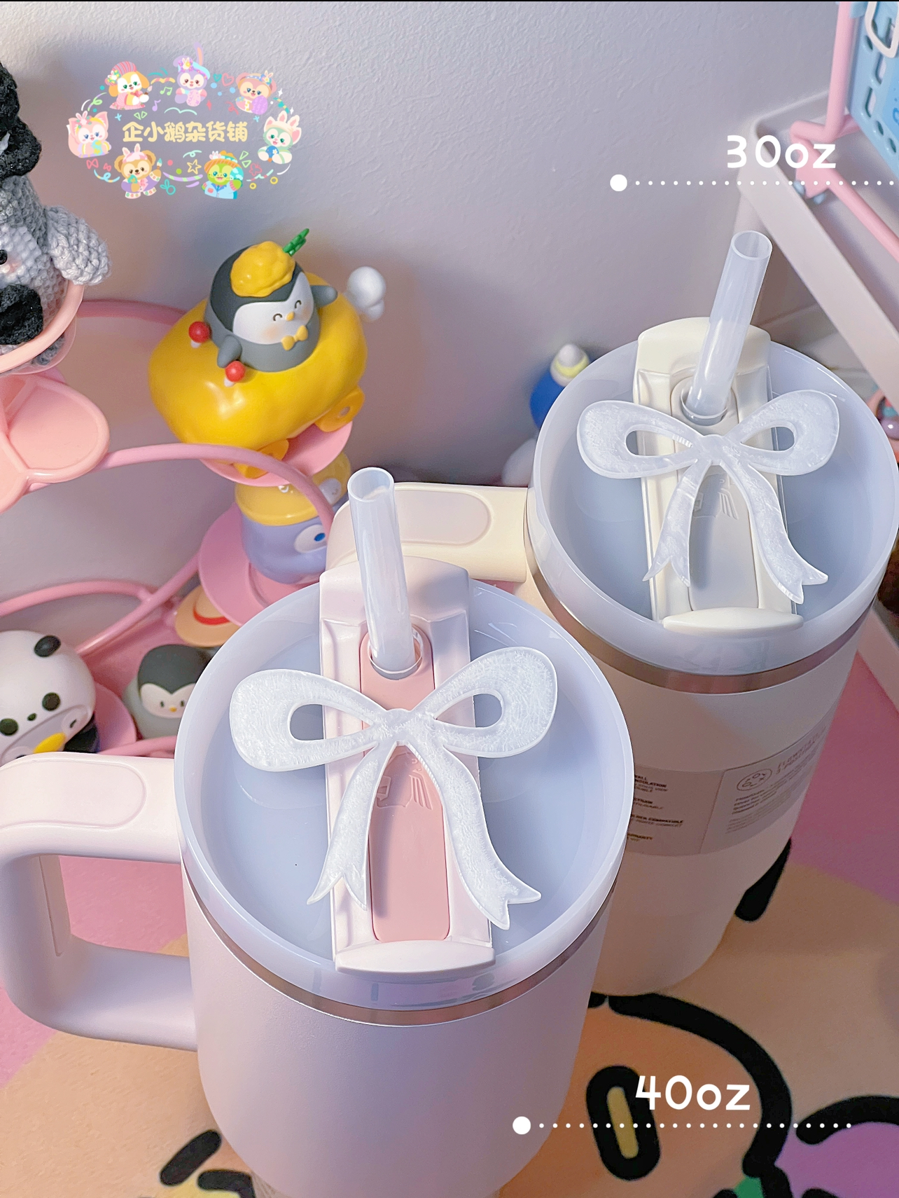 Stanley Cup Bow Clip Ornament 🎀 -– North America First Release🇺🇸 🇨🇦