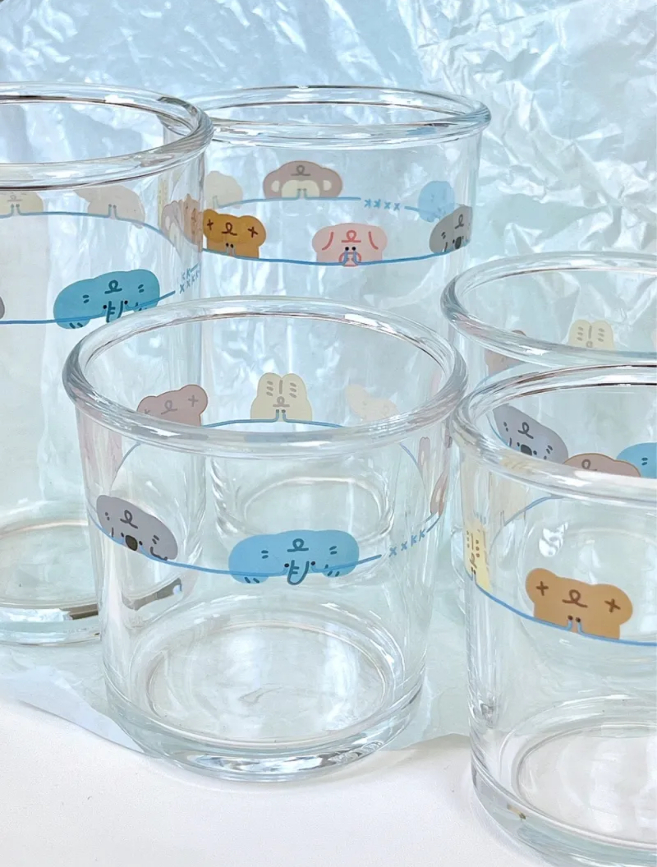 Crybaby Animal Glass Cup with Sealed Lid