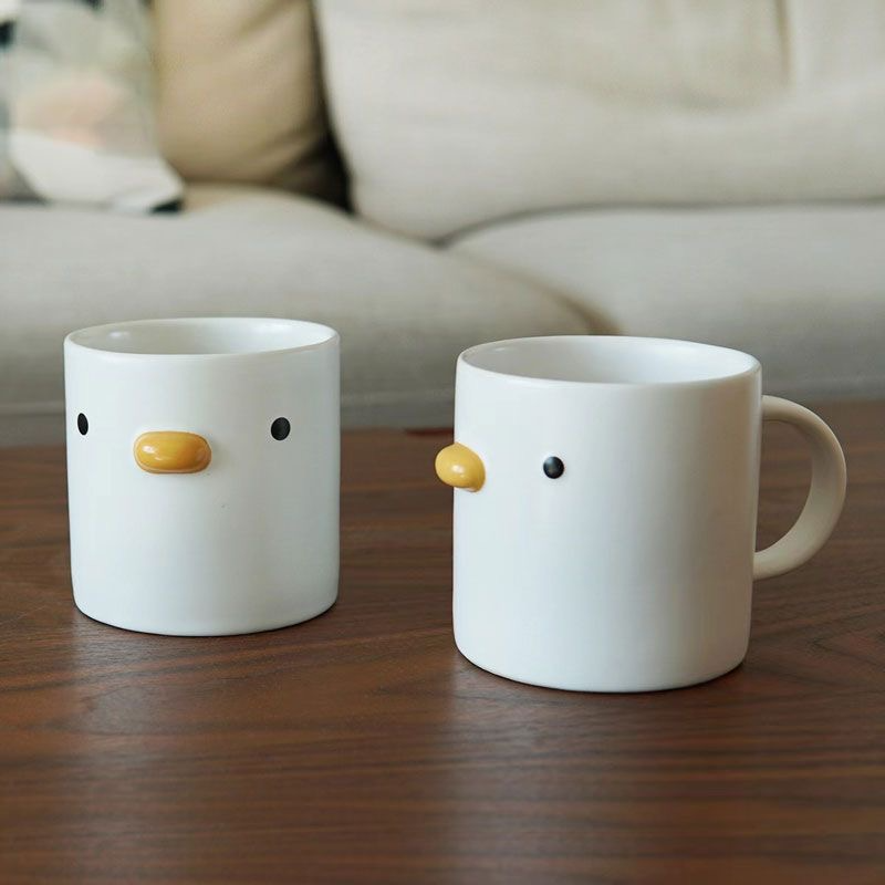 Duck Embossed Ceramic Mug
