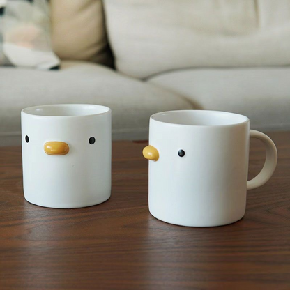 Duck Embossed Ceramic Mug