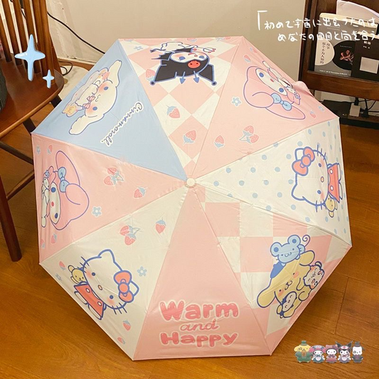 Cute Folding Umbrella🌂 (UV Protection / Auto Open)