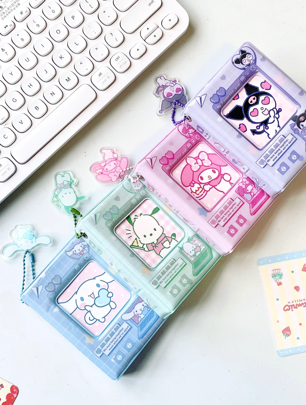 One-Grid Polaroid Photo Album — 3-Inch Album with Matching Charm