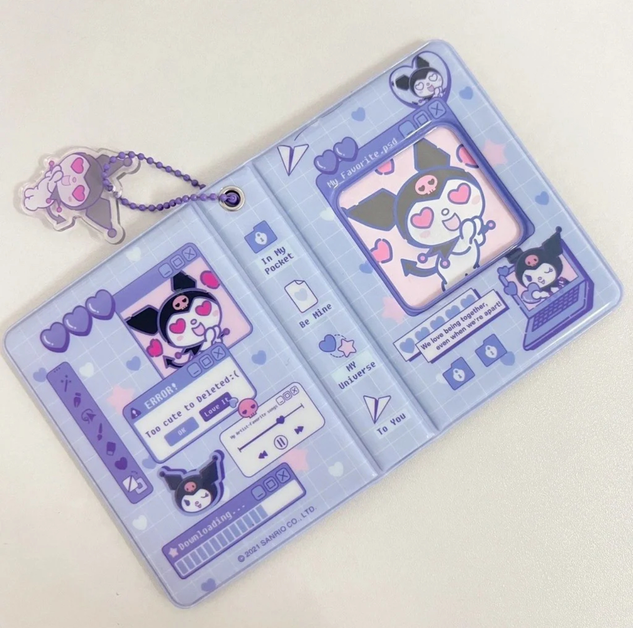 One-Grid Polaroid Photo Album — 3-Inch Album with Matching Charm