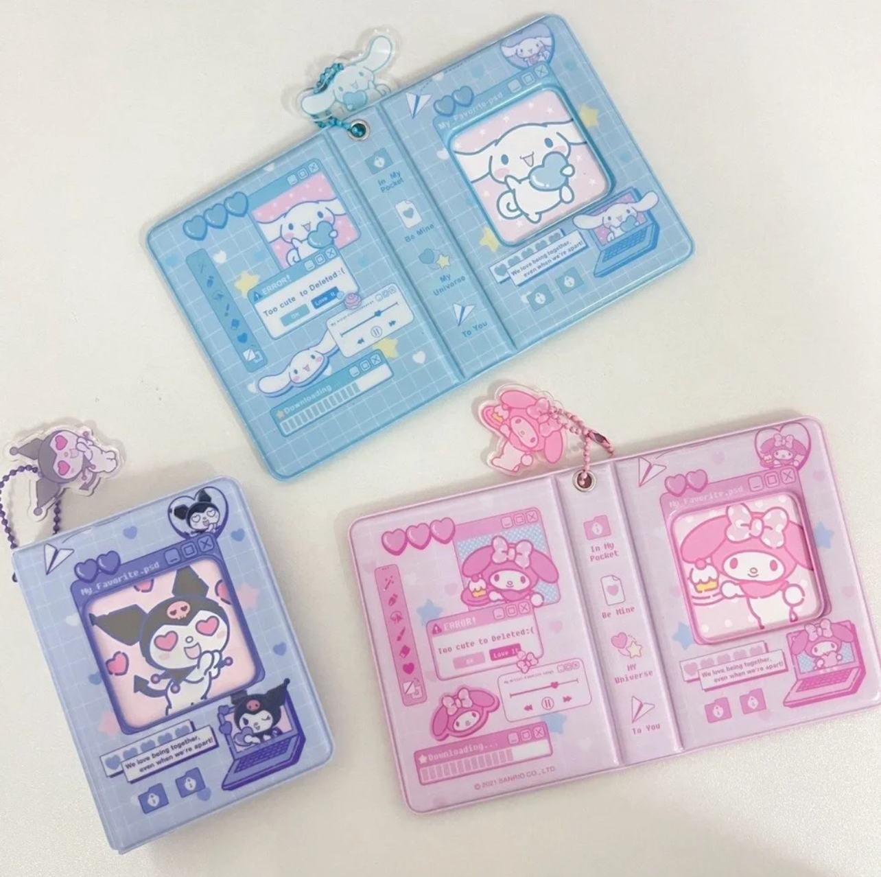 One-Grid Polaroid Photo Album — 3-Inch Album with Matching Charm