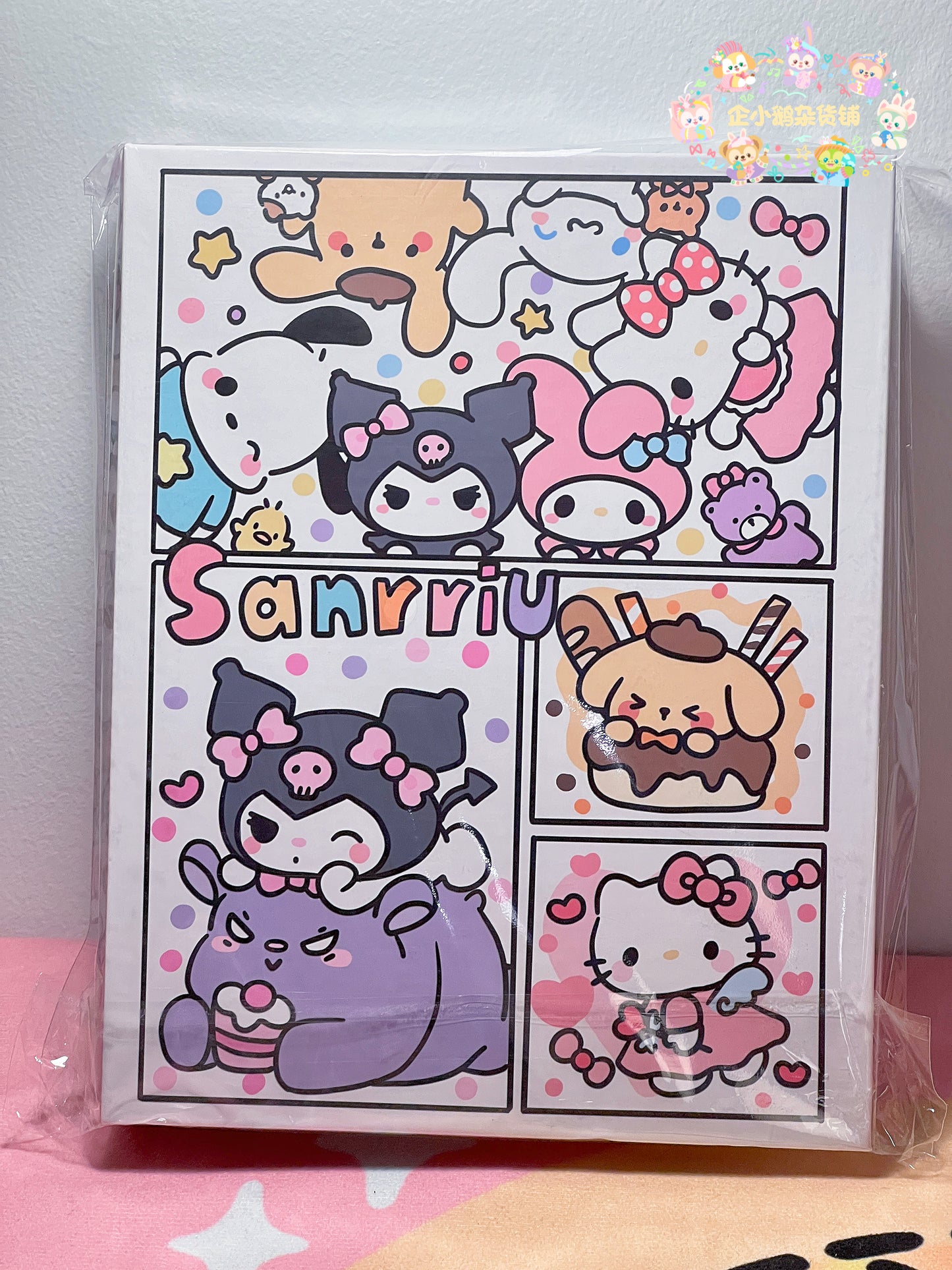 Cartoon A5 Hard Shell Binder Card Album — Includes 5 Free Inner Sheets