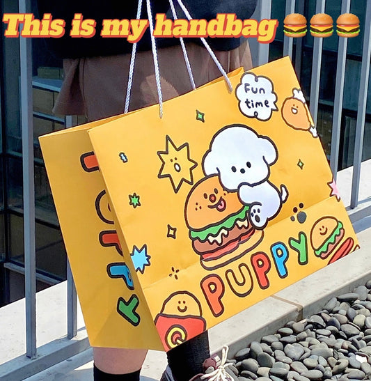 Burger Puppy Gift Bag